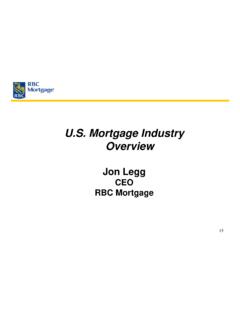 U.S. Mortgage Industry Overview - Canada - RBC