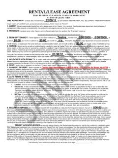 RENTAL/LEASE AGREEMENT - Home Page | Boise, …