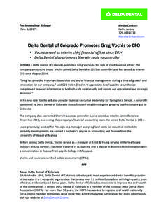Delta Dental of Colorado Promotes Greg Vochis to CFO