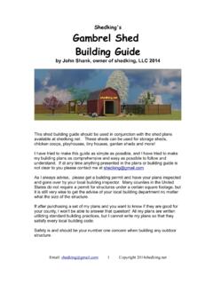 Shedking's Gambrel Shed Building Guide