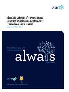 Flexible Lifetime – Protection Product Disclosure ...