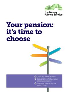 The Money Advice Service: Your pension: it’s time …