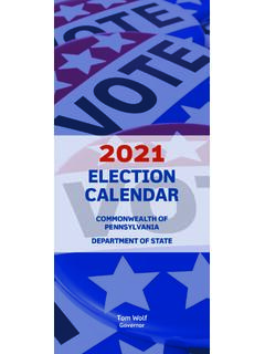 2021 - Pennsylvania Department of State
