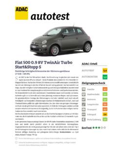 Fiat 500 0.9 8V TwinAir Turbo Start&amp;Stopp S - adac.de