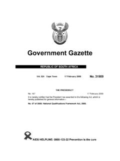 National Qualifications Framework Act 67 of 2008 - …