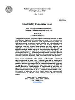 Small Entity Compliance Guide - docs.fcc.gov