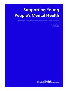 Supporting Young People’s Mental Health