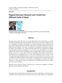2016 Flipped Classroom Research and Trends from …