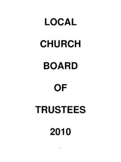 LOCAL CHURCH BOARD OF TRUSTEES - iaumc.org