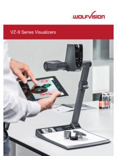 VZ-9 Series Visualizers - Special-Elektronik