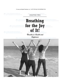 Chapter two Breathing for the Joy of It!