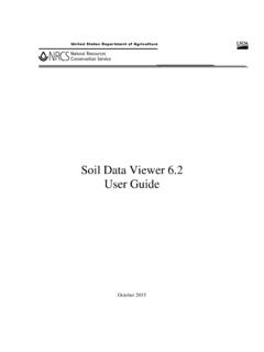 Soil Data Viewer 6.2 User Guide - USDA