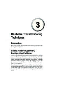 Hardware Troubleshooting Techniques - Pearson UK