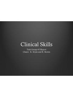 Clinical Skills - University of Manitoba
