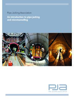 An introduction to pipe jacking and microtunnelling