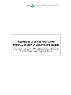RESUMEN DE LA LEY DE PROTECCI&#211;N INTEGRAL …
