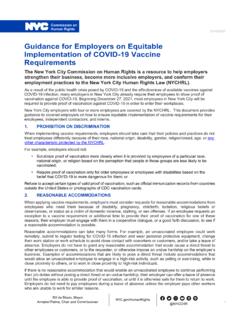 Guidance for Employers on Equitable Implementation of ...