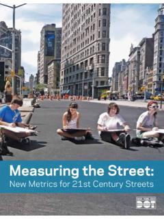 Measuring the Street - New York City