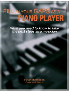 FILL GAPS PIANO PLAYER - Home - …