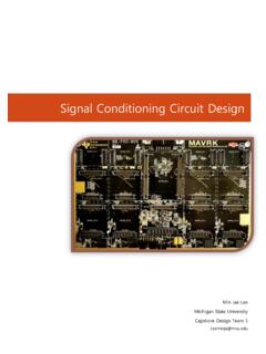 Signal Conditioning Circuit Design