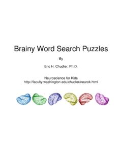 Brainy Word Search Puzzles - University of Washington