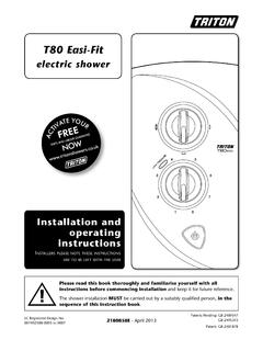 T80 Easi-Fit - Triton Showers