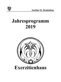 Jahresprogramm 2018 - institut-st-dominikus.de