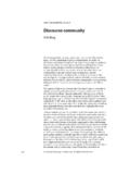Discourse community - Sullivan Files