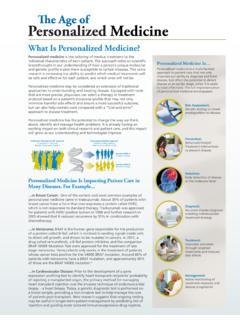 What Is Personalized Medicine?