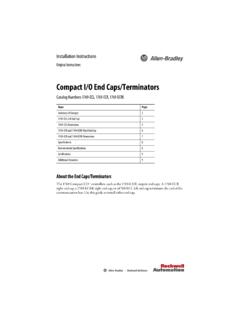 Compact I/O End Caps/Terminators - Rockwell Automation