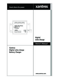 Digital echo-charge Owner’s Manual Digital echo …