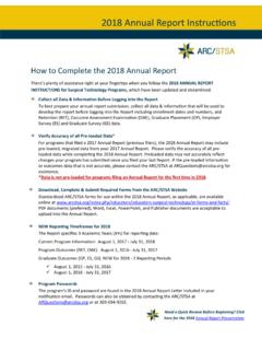 2018 Annual Report Instructions al How to omplete the 2018 ...