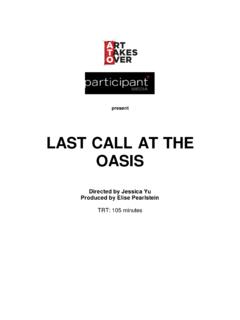 LAST CALL AT THE OASIS - ATO Pictures