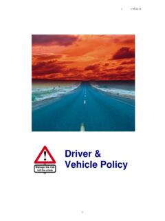 Generic Driver Vehicle Policy - Automotional
