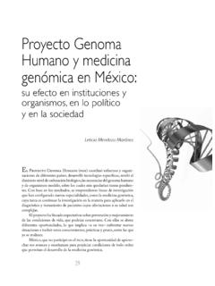 Proyecto Genoma Humano y medicina gen&#243;mica …