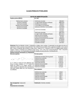 Alquilfenoles etoxiclados sc - Gobierno | gob.mx