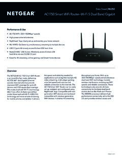 AC1750 Smart WiFi Router—Wi-Fi 5 Dual Band Gigabit