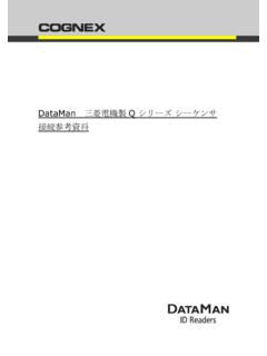 DataMan 三菱電機製 Q シリーズ シーケンサ 接続参考資料