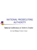 NATIONAL PROSECUTING AUTHORITY - Justice …