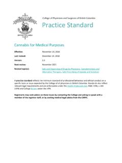 P ractice Standard - College of Physicians and Surgeons of ...