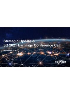 Strategic Update &amp; 3Q 2021 Earnings Conference Call