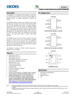 Description Pin Assignments - Diodes Incorporated