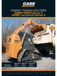 COMPACT TRACKED SKID STEER 420CT-440CT Series 3 …