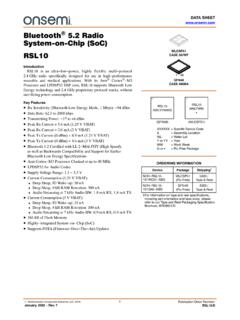 RSL10 - Bluetooth 5 Radio System-on-Chip (SoC)