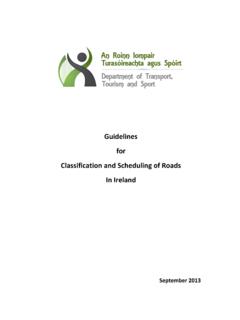 Guidelines for Classification and Scheduling of Roads In ...