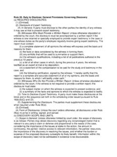 Rule 26. Duty to Disclose; General Provisions Governing ...