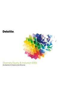 Diversity Equity &amp; Inclusion (DEI) - Deloitte