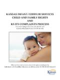 KANSAS INFANT-TODDLER SERVICES CHILD AND …
