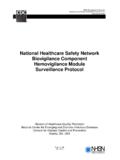 NHSN Biovigilance Component Protocol