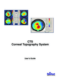 CTS Corneal Topography System - doclibrary.com
